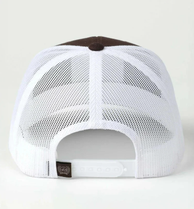 MCC0660654 Cinch Men's American Classic Trucker Cap - Brown/White