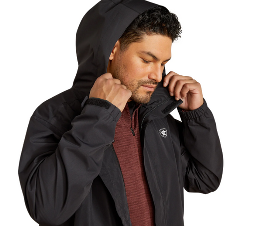 10062664 Ariat Men's Rebar Stormshell H20 Jacket Black