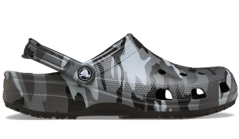 211936-0DD CROCS Classic Clog Camouflage Clog Slate Grey