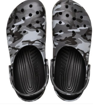 211936-0DD CROCS Classic Clog Camouflage Clog Slate Grey