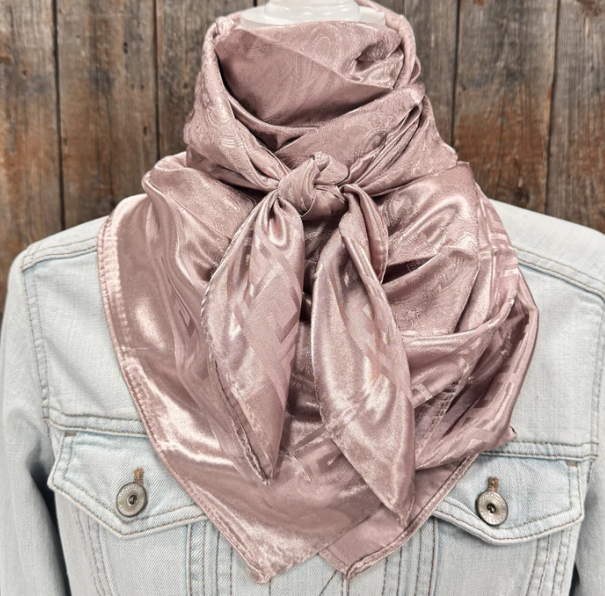 WR4006X Cowgirl Blush Jacquard Wild Rag Scarf