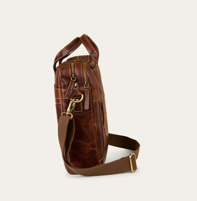 425019RW-COG Ringers Western Toro Briefcase Cognac