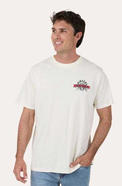 121083RW-BO Ringers Western Men's Ale Loose Fit Tee Bone