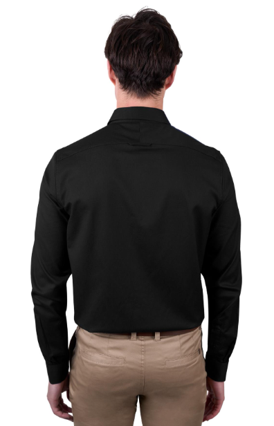 TCP1121046 Thomas Cook Men's Callum Tailored LS Shirt Black