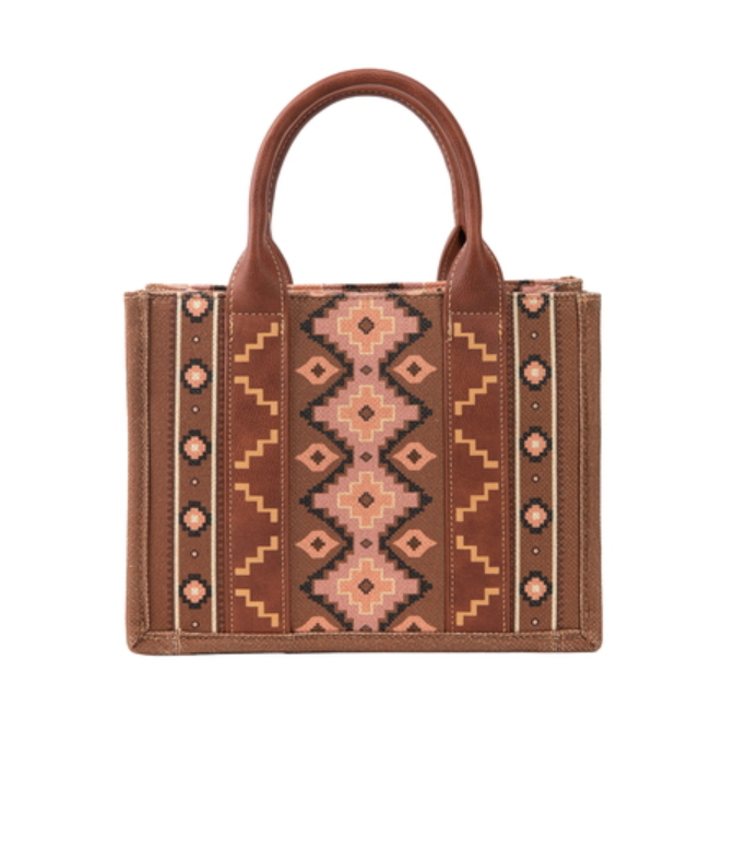 X6S2950BAG Wrangler Southwestern Crossbody Bag Brown