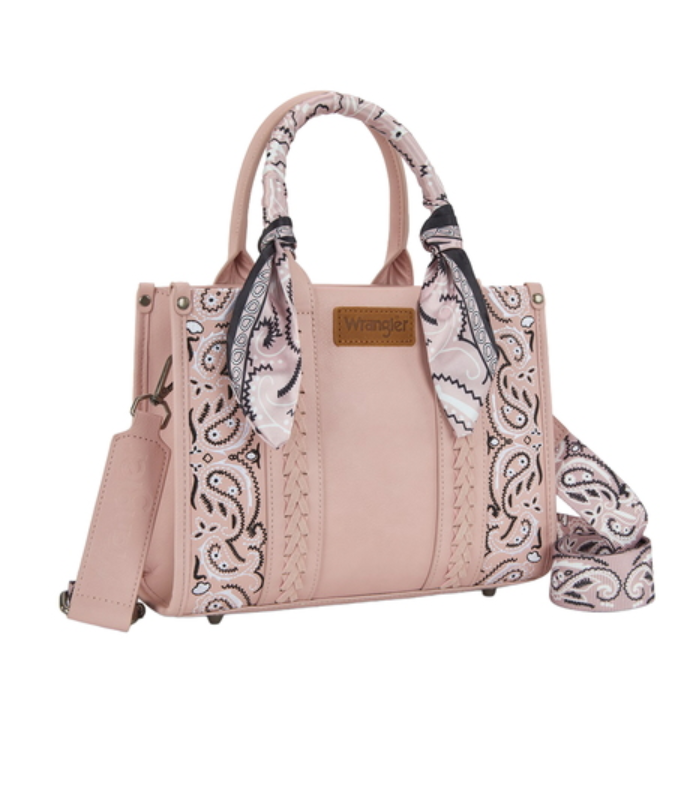 X6S4923BAG Wrangler Paisley Crossbody Bag Pink