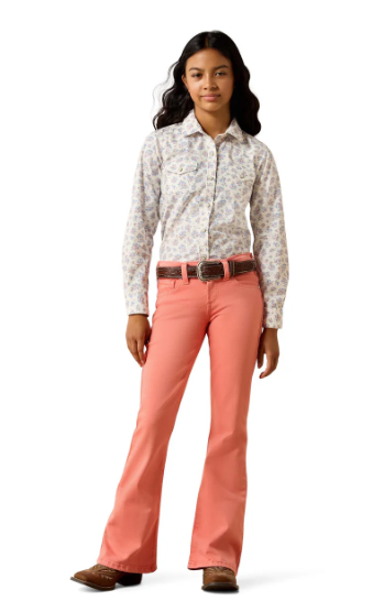 10073761 Ariat Kid's Ella Flare Jeans