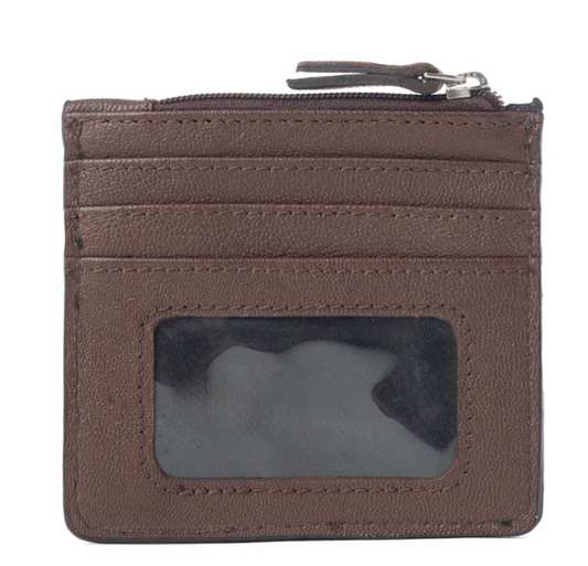 S-13924 Briar Creek Handtooled Leather Credit Card Holder in Heritage Brown
