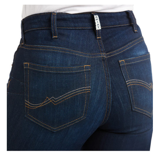 10036813 Ariat Women's Real High Rise Boot Cut Ballary Pennsylvana Short Leg