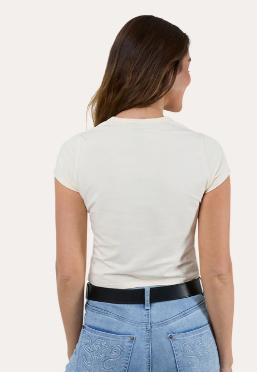 225231RW-OWH Ringers Western Women's Convoy Tee Off White