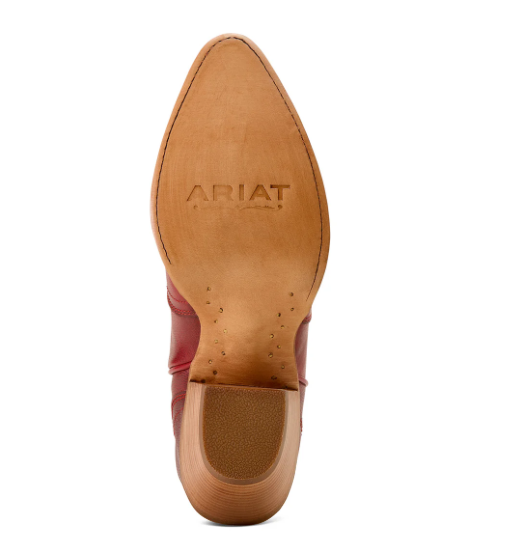 10074387 Ariat Women's Julietta J Toe Western Boot Red Alert