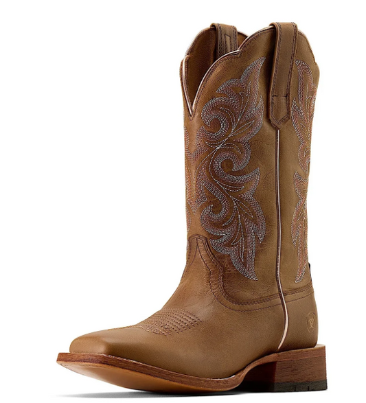 10074374 Ariat Women's Country Lane West Natural Tan Boots