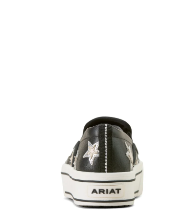 10074366 Ariat Women's Sklyar Star Slip On Inkwell Black