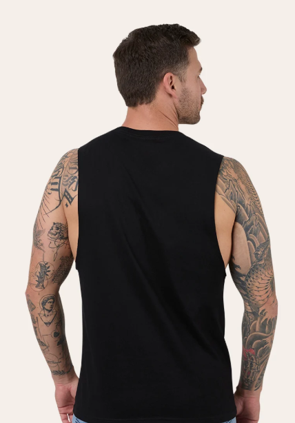 125197RW-BLK Ringers Western Men's Outrider Tank Black