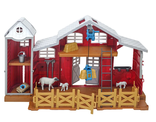 506BC Big Country Toy's 38 PC Dairy Barn Playset