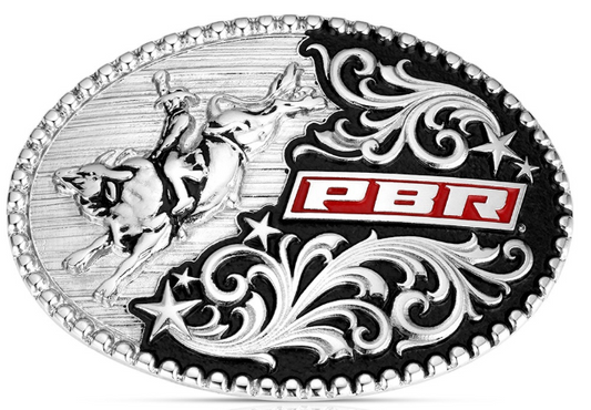 A1092PBR Montana Western Buckle- Eight Seconds Style PBR