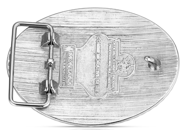 A1092PBR Montana Western Buckle- Eight Seconds Style PBR