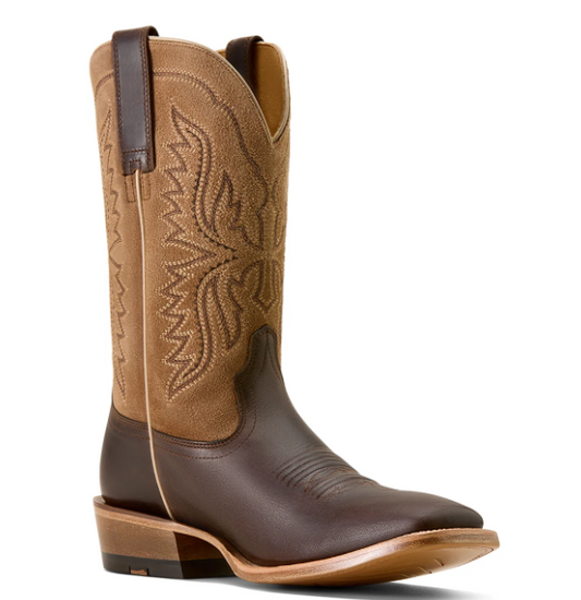 10074237 Ariat Men's Preston West Roasted Coffee/Rustic Almond Boots
