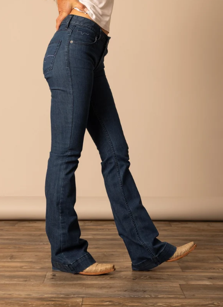 WJE0000013 Kimes Ranch Women's Lola Jeans Dark Indigo 32L