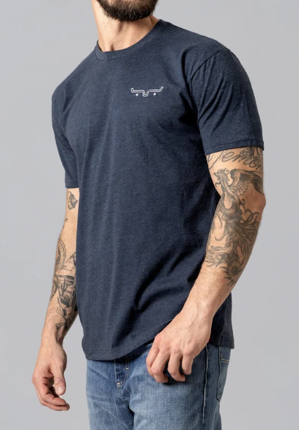 MSH0000019 Kimes Ranch Men's American Bullseye Tee Midnight Navy
