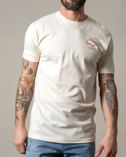 MSH0000205 Kimes Ranch Men's Honor Natural Tee