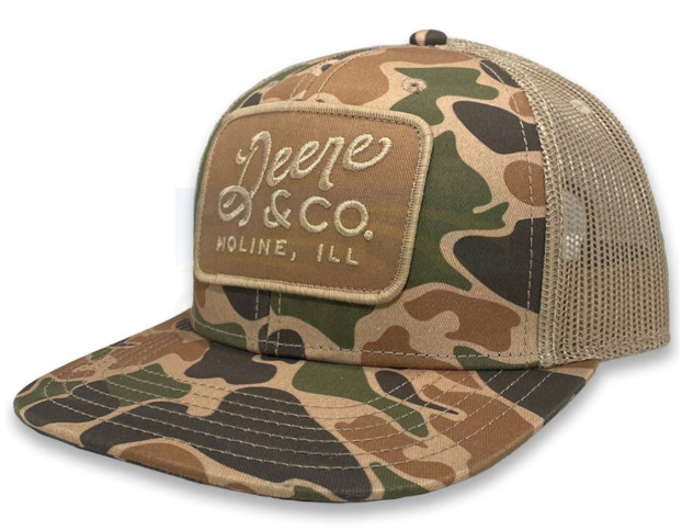LP87490-JD John Deere Duck Camo Trucker Cap