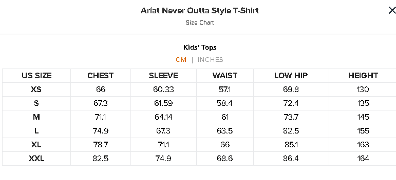 10062920 Ariat Girl's "Never Outta Style" Tee Wheat