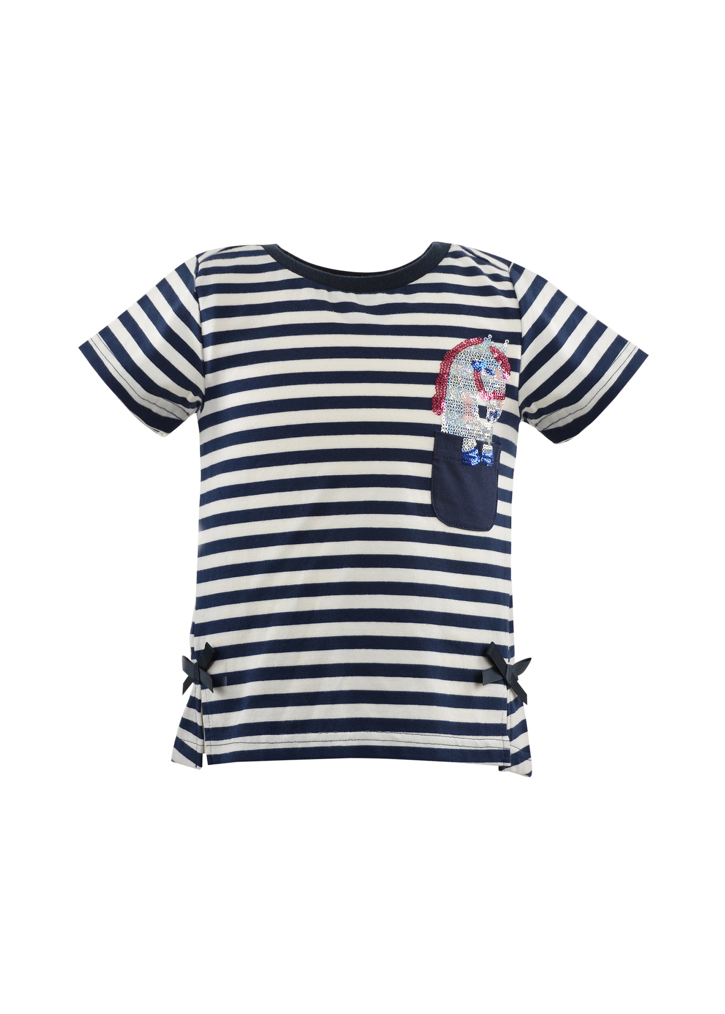 T1S5526080 Thomas Cook Girl's Evie Stripe Tee