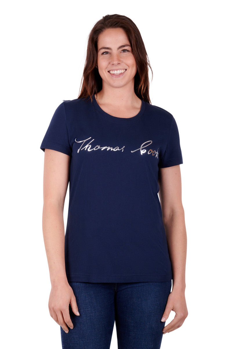 T3S2515074 Thomas Cook Women's Script SS Tee