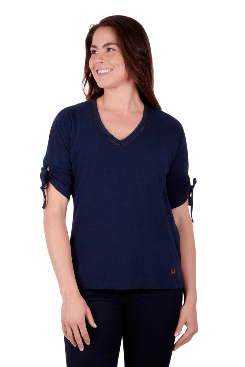 T3S254954 Thomas Cook Women's Barbara Tee Navy