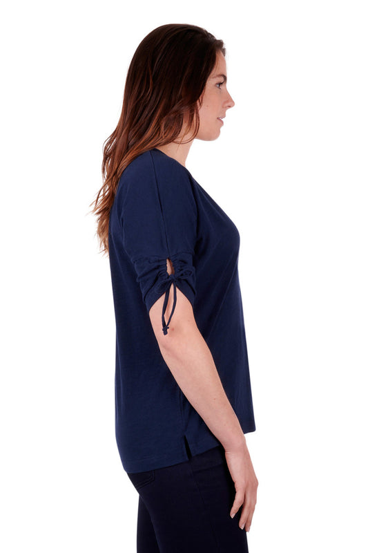 T3S254954 Thomas Cook Women's Barbara Tee Navy