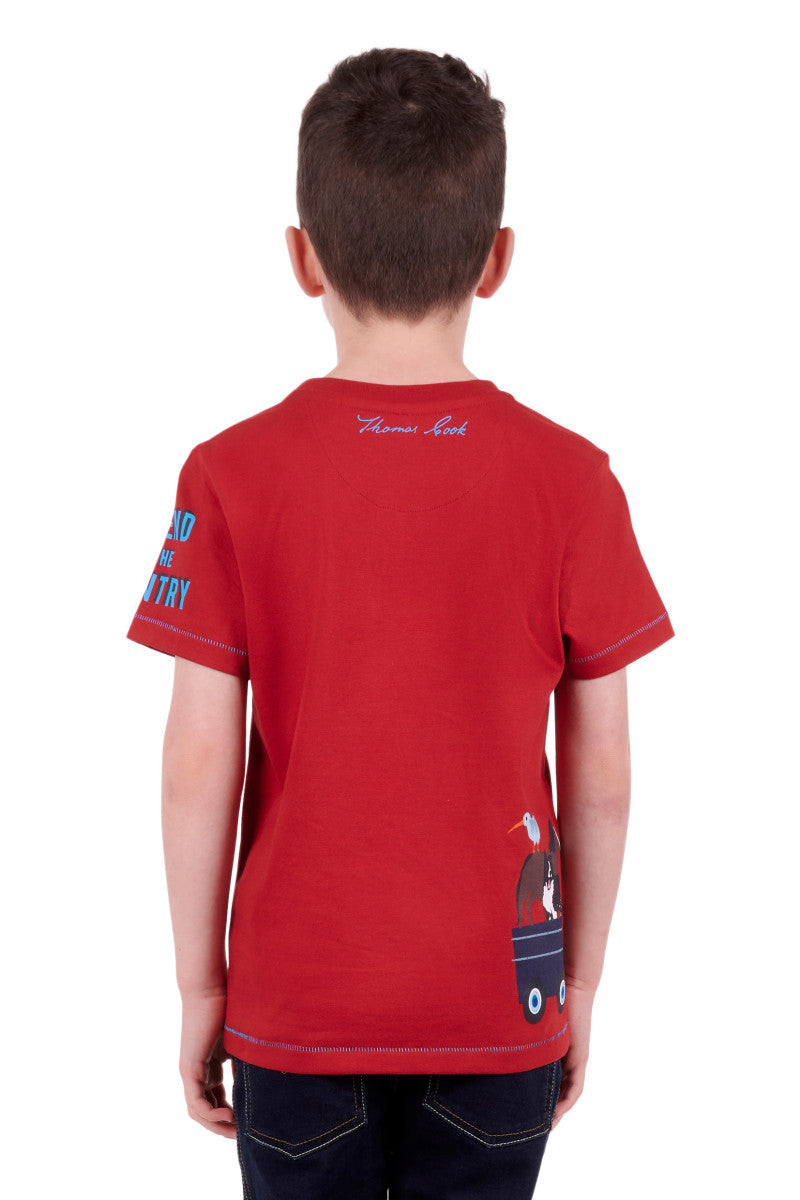 T3S3514122 Thomas Cook boys travelling farm SS Tee