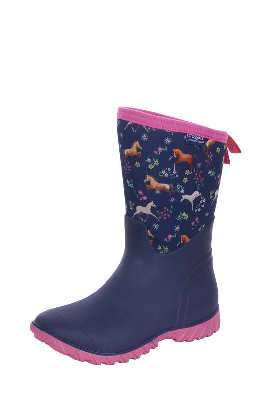 T4W28452 Thomas Cook Women' Froggers Mid Boot Navy/Rose