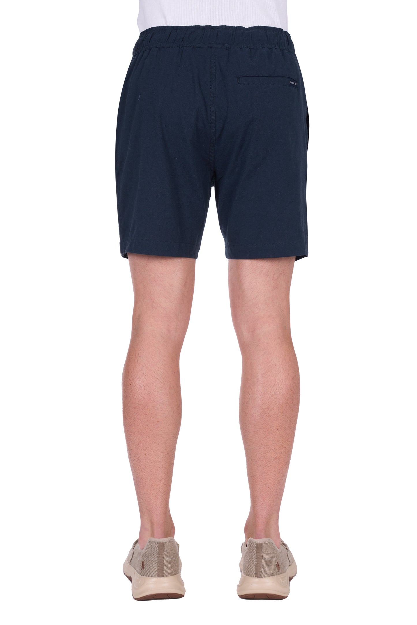 T5S1309004 Thomas Cook Men's Felix Linen Short Navy