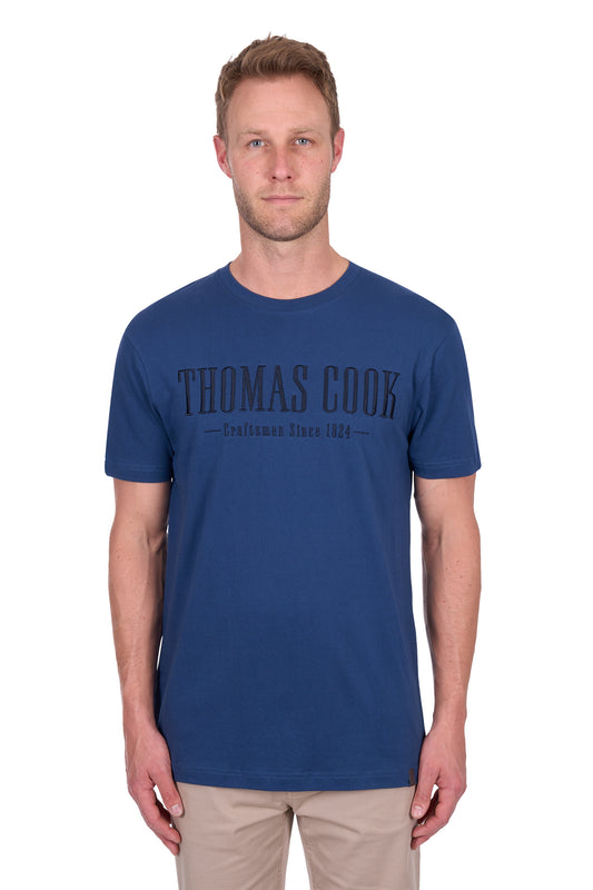 T5S1516008 Thomas Cook Men's Nathan SS Tee Blue Ocean