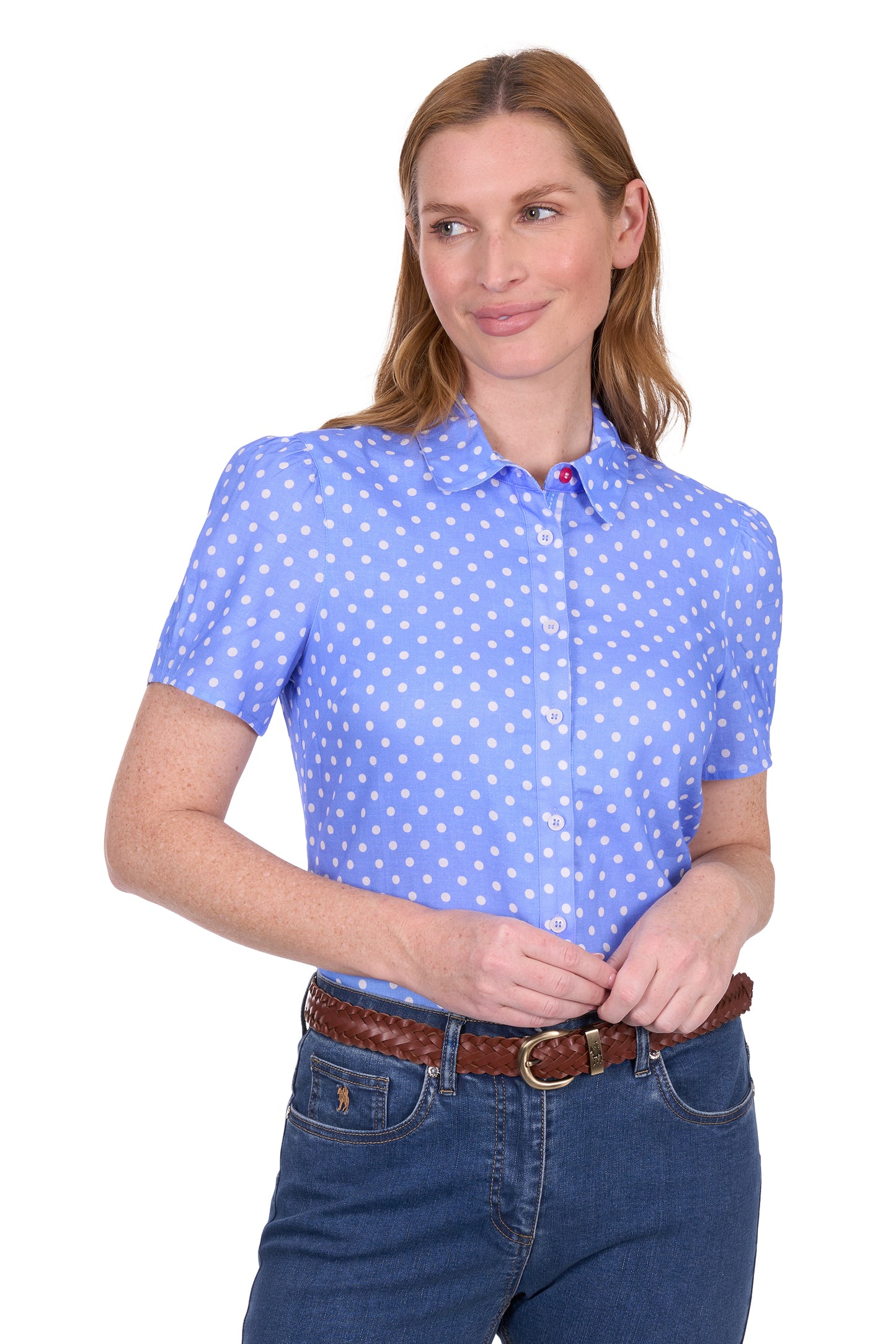 T5S2113081 Thomas Cook Women's Luna SS Shirt Blue