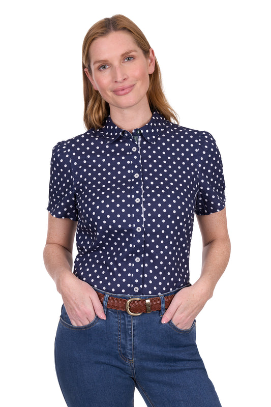 T5S2113081 Thomas Cook Women's Luna SS Shirt Navy