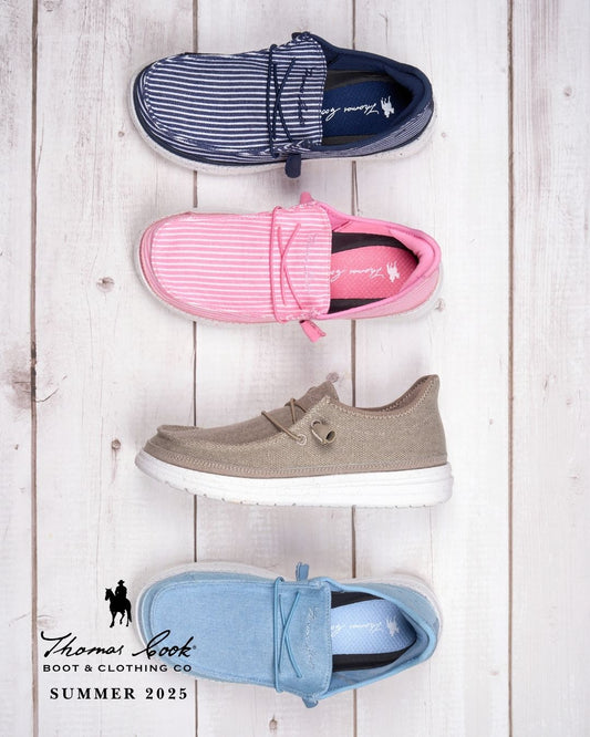 TCP28461 Thomas Cook Women's Sandy Comfort Shoe Pale Blue