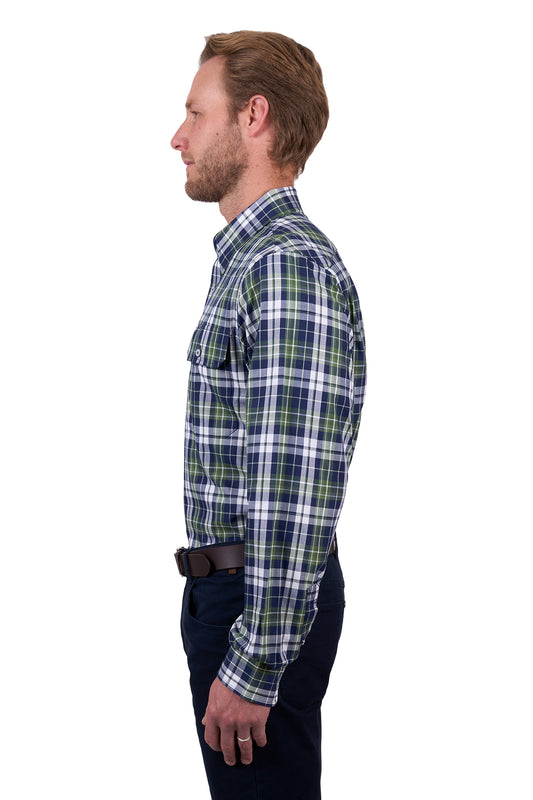 T5W1115030 Thomas Cook Men's Shane 2Pkt LS Shirt