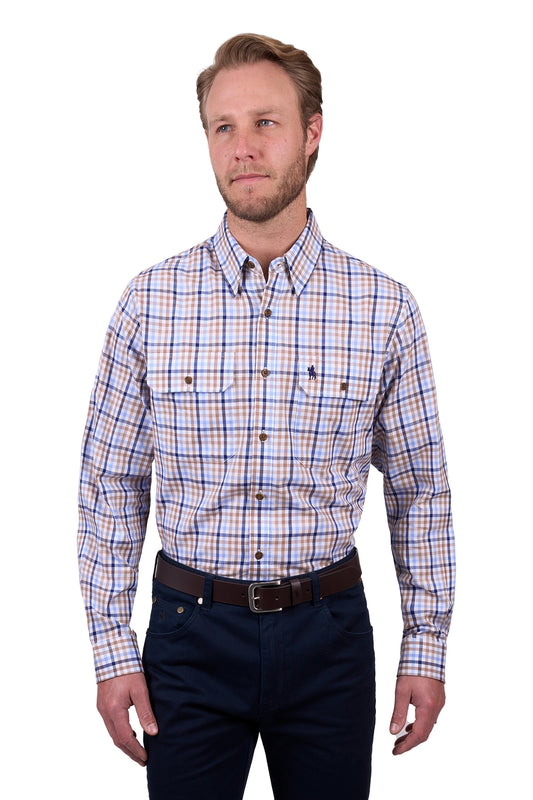 T5W1115031 Thomas Cook Men's Jase 2Pkt LS Shirt