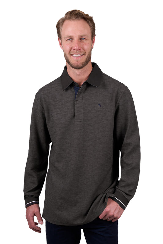 T5W1503015 Thomas Cook Men's Bowen Rugby-Dark Tan