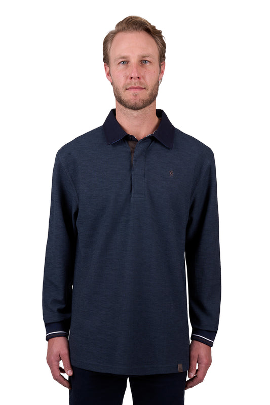 T5W1503015 Thomas Cook Men's Bowen Rugby-Navy