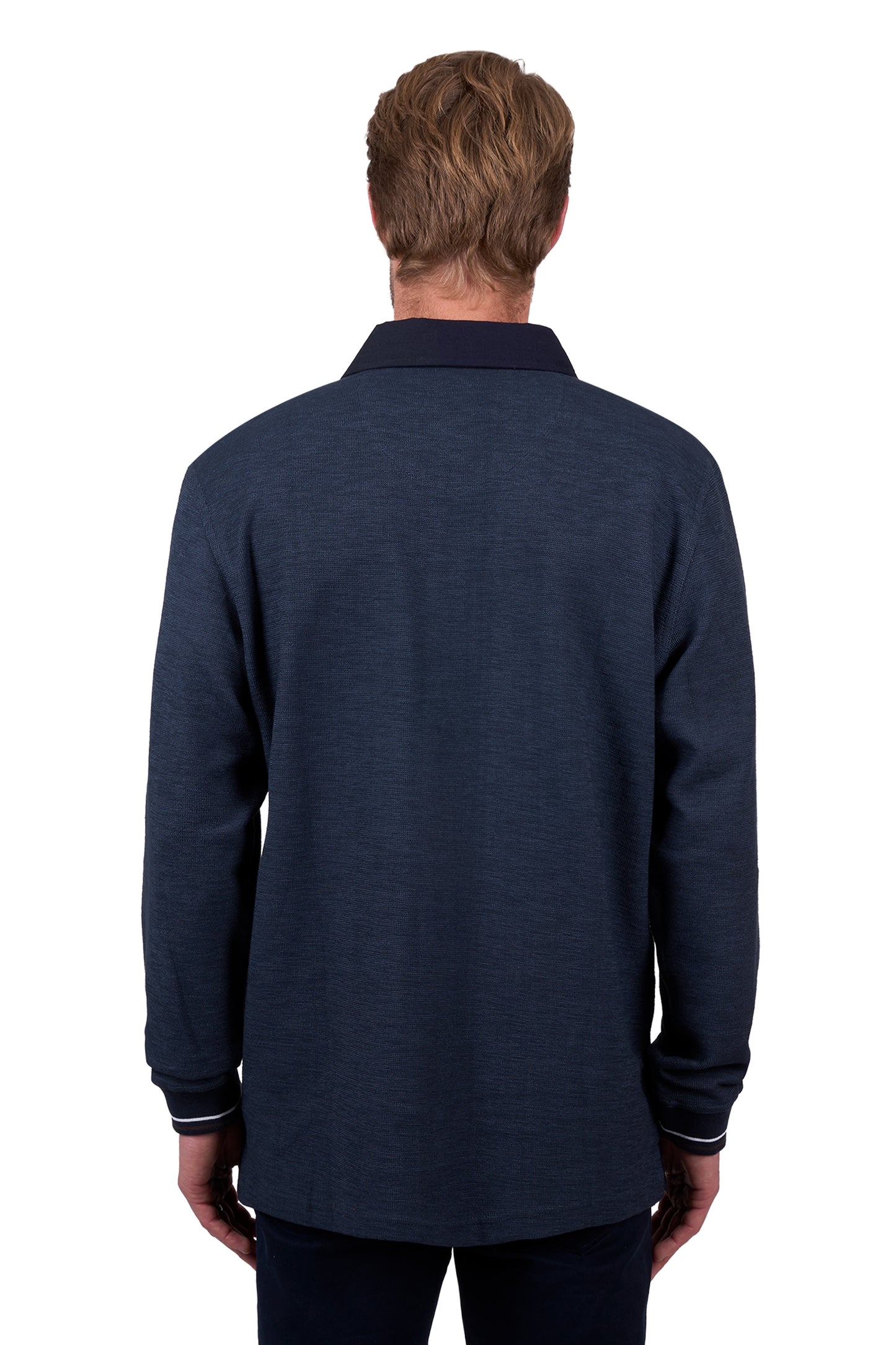 T5W1503015 Thomas Cook Men's Bowen Rugby-Navy