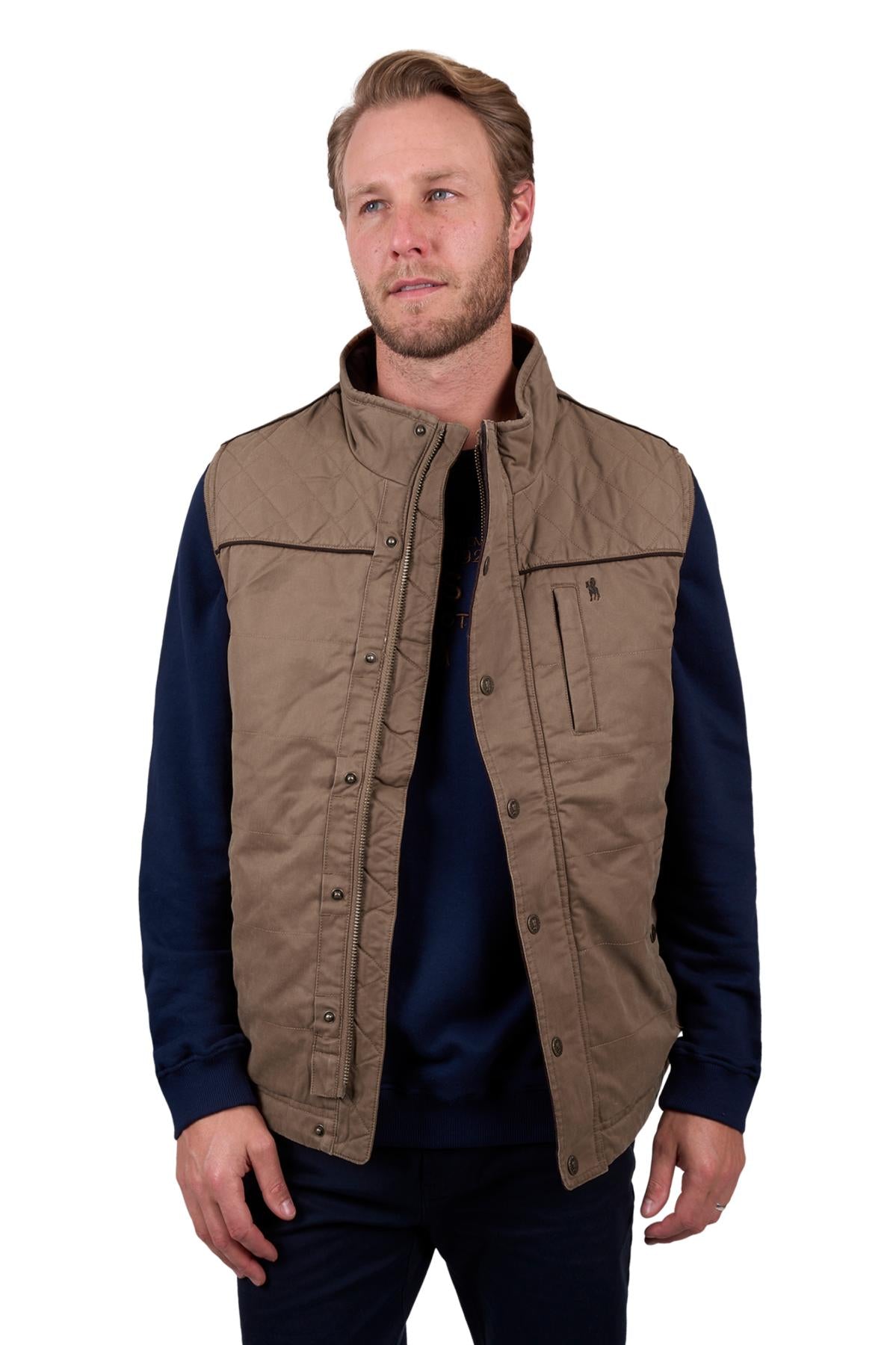 T5W1607006 Thomas Cook Men's Stan Vest Camel