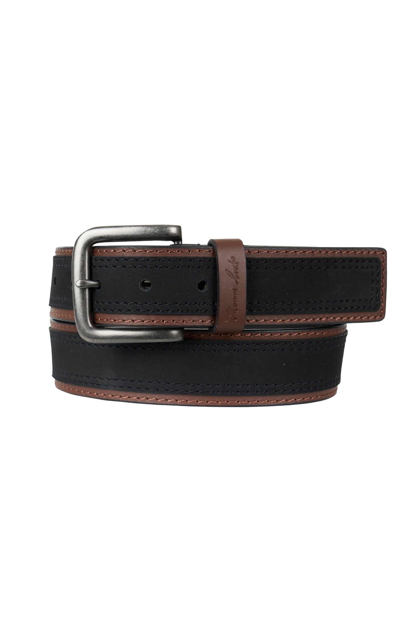 T5W1993BEL Thomas Cook Grayson Belt-Black & Tan