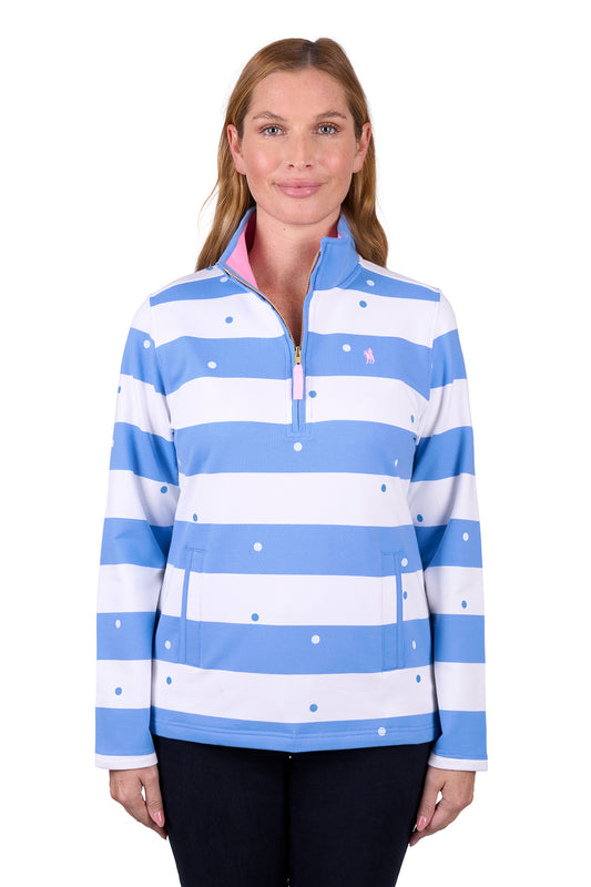 T5W2527083 Thomas Cook Women's Eden 1/4 Zip Rugby