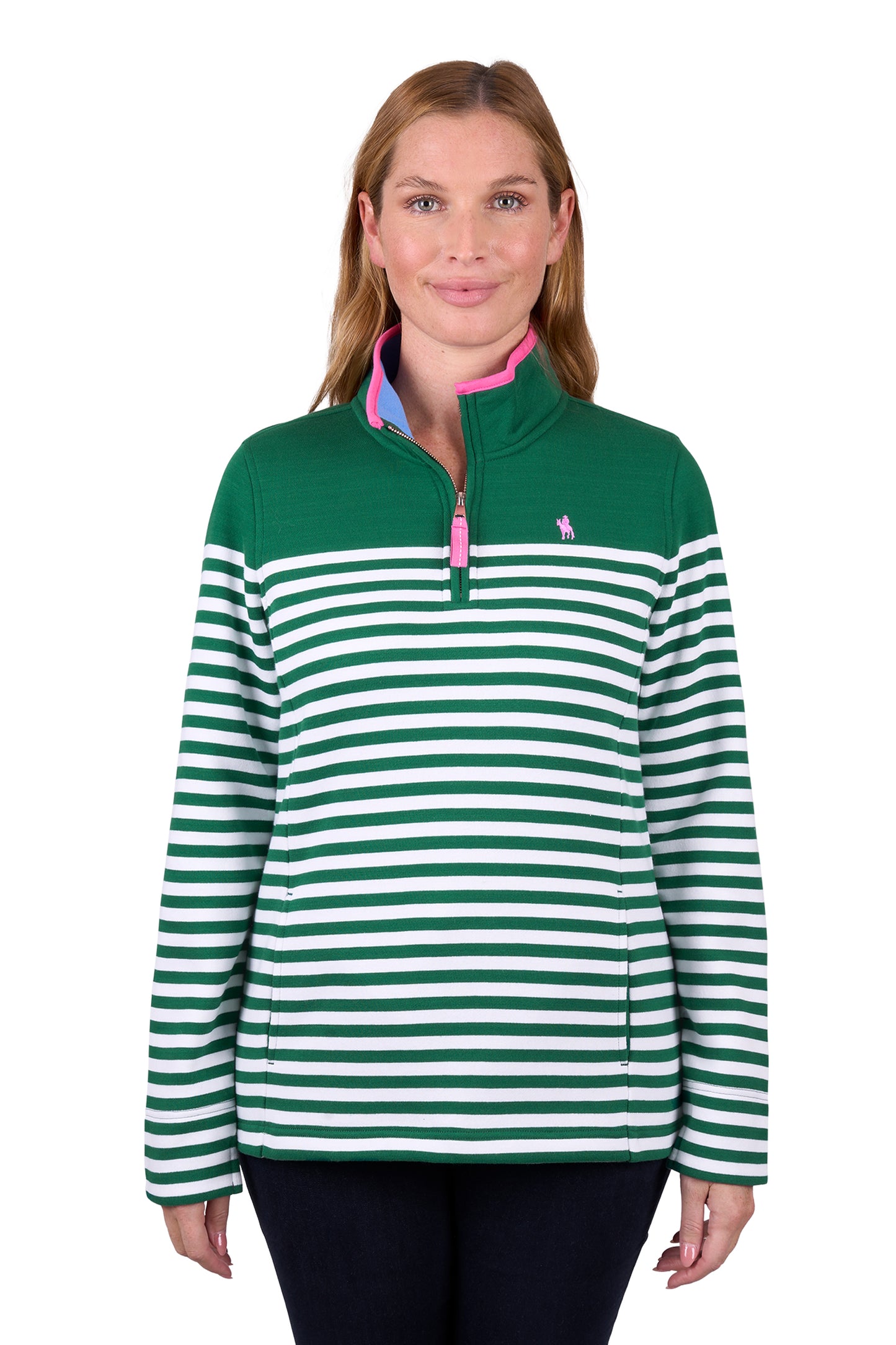 T5W2527088 Thomas Cook Women's Andrea 1/4 Zip Rugby