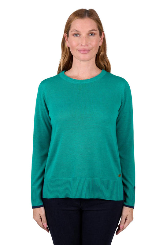 T5W2536093 Thomas Cook Women's Emily Jumper Teal