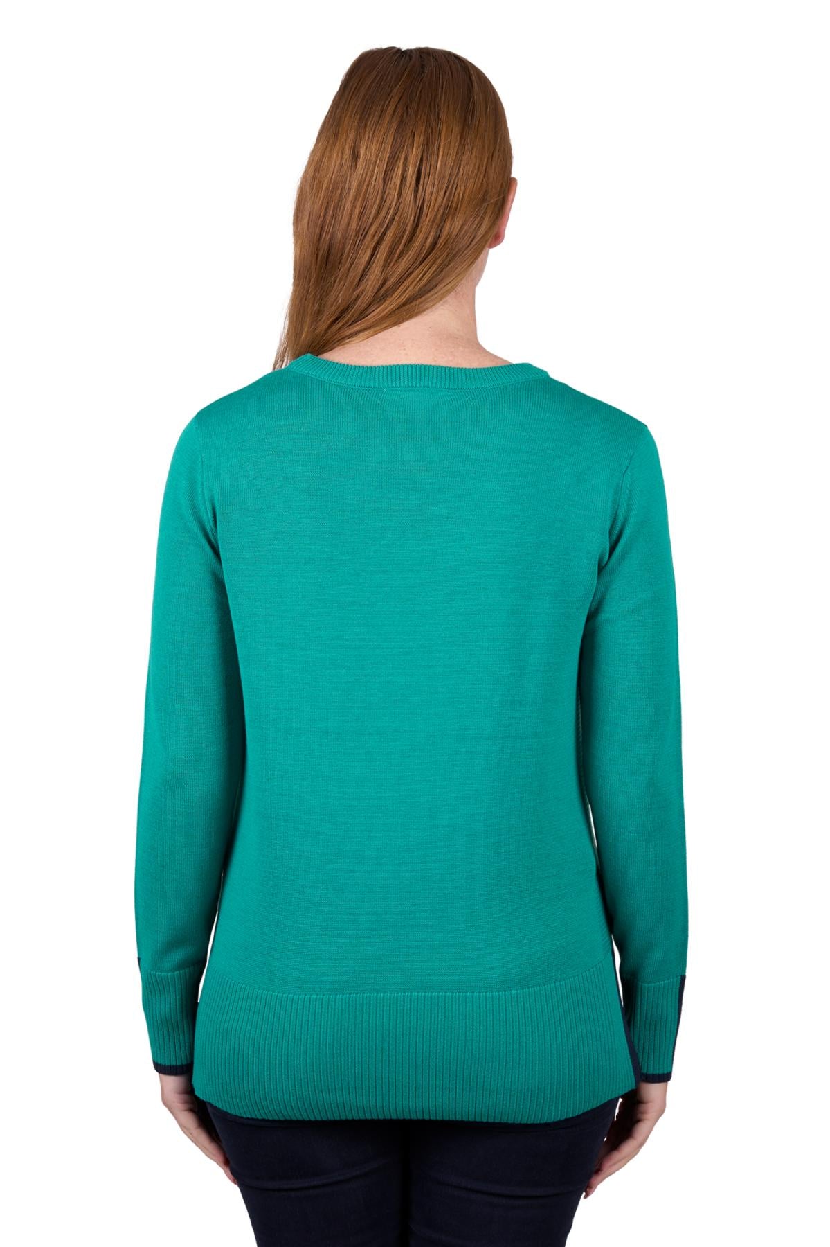 T5W2536093 Thomas Cook Women's Emily Jumper Teal