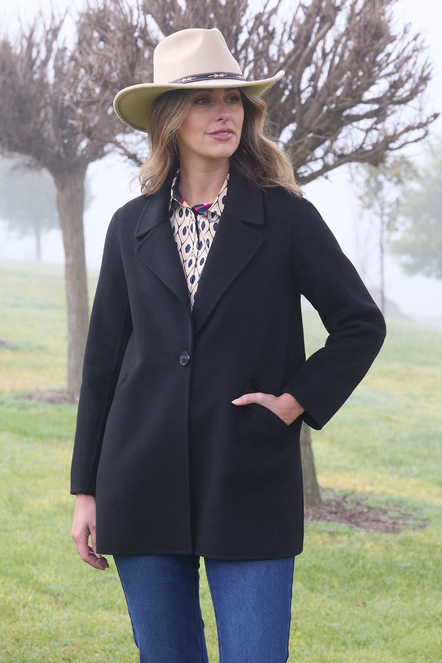 T5W2731055 Thomas Cook Women's Athena Wool Coat